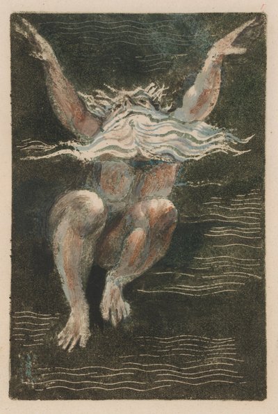 The First Book of Urizen, Plate 7 (Bentley 12) by William Blake